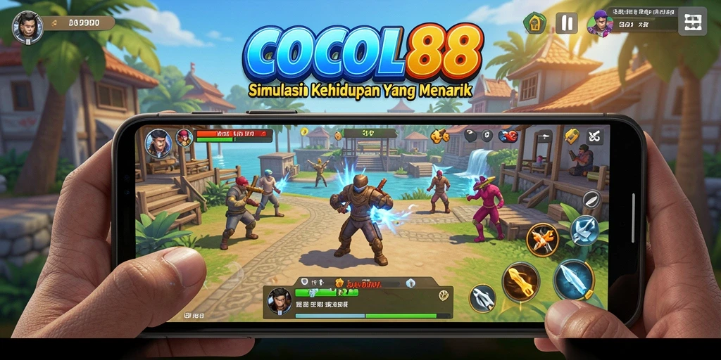 Screenshot gameplay COCOL88 menampilkan aksi simulasi yang seru.