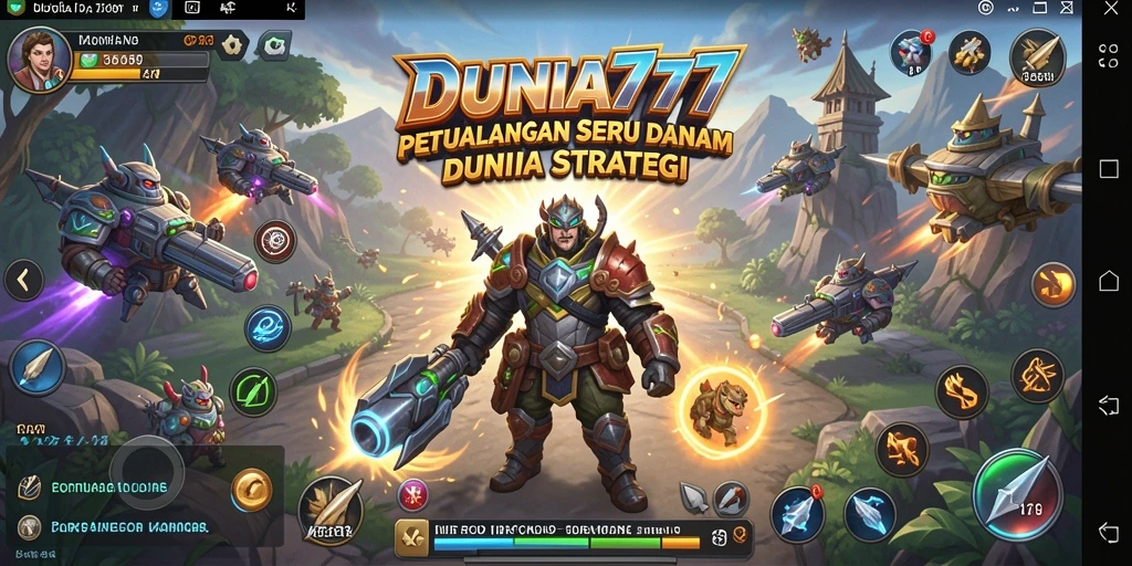 Tampilan gameplay seru DUNIA777 dengan strategi yang mendebarkan.