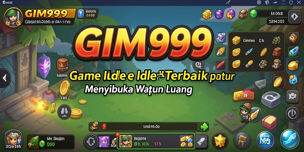 Screenshot gameplay GIM999 menampilkan keseruan permainan Idle.