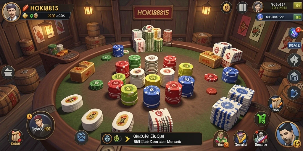 Gameplay seru HOKI8815 dengan suasana kompetisi QiuQiu.