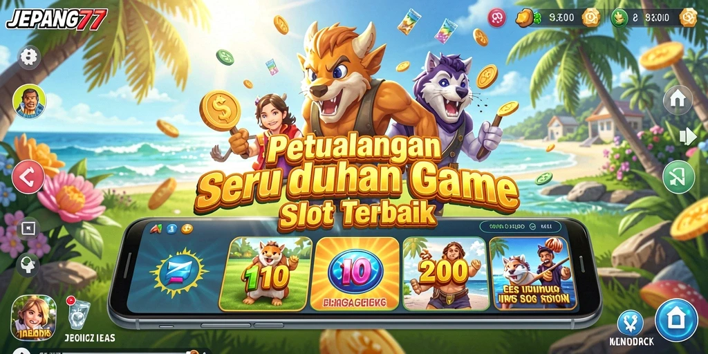 Screenshot gameplay JEPANG77 yang menampilkan keseruan bermain slot.