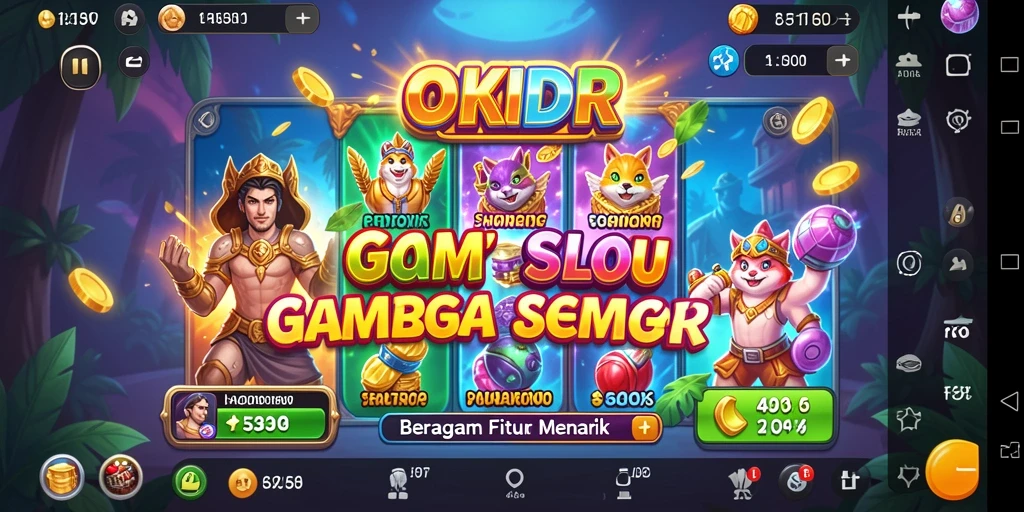 Gameplay menarik OKIDR menampilkan beragam tema Slot yang seru.