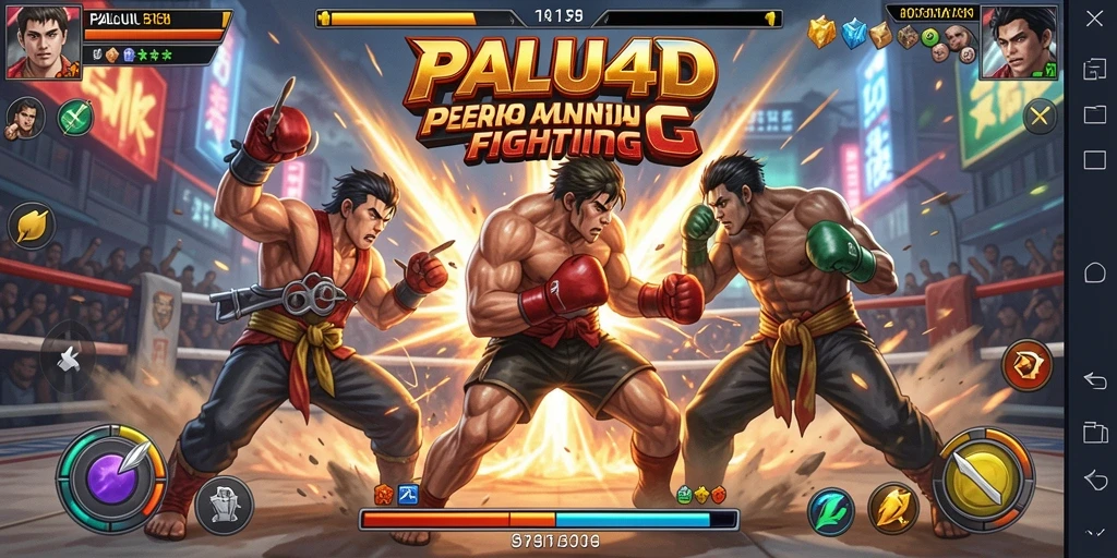 Tampilan screenshot PALU4D yang menunjukkan aksi pertarungan mendebarkan.