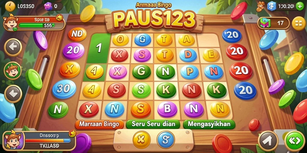 Tampilan menarik dari gameplay Bingo PAUS123 yang seru.