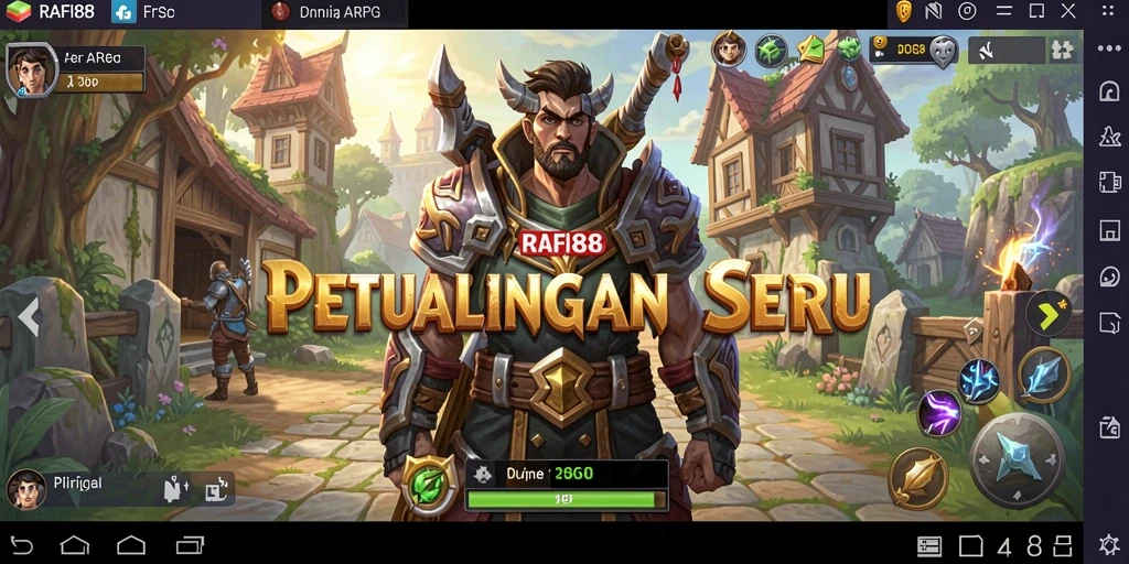 Tampilkan aksi mendebarkan dalam permainan ARPG RAFI88.