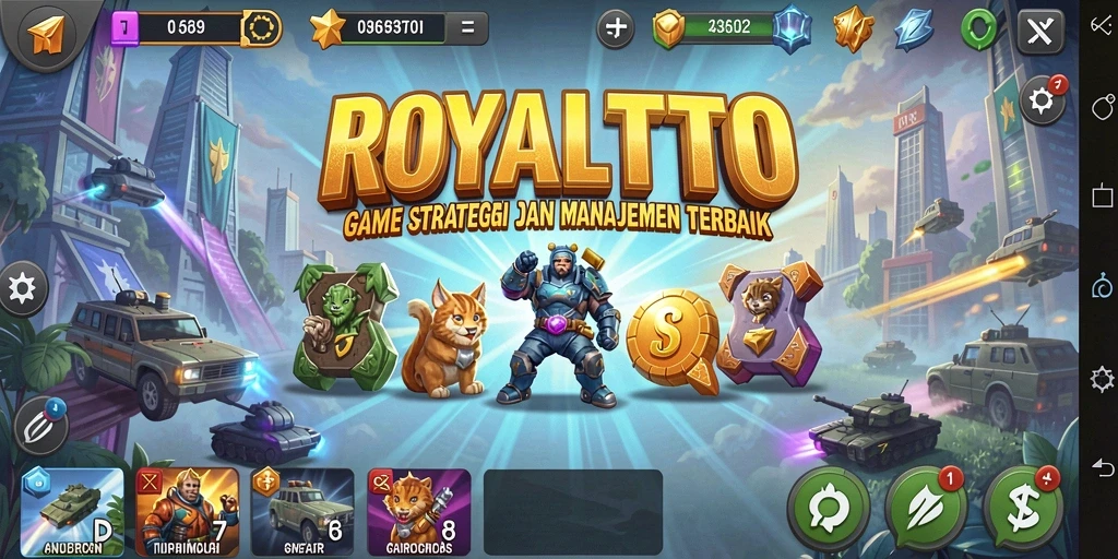 Tampilan gameplay menawan dan strategi mendalam di ROYALTOTO.