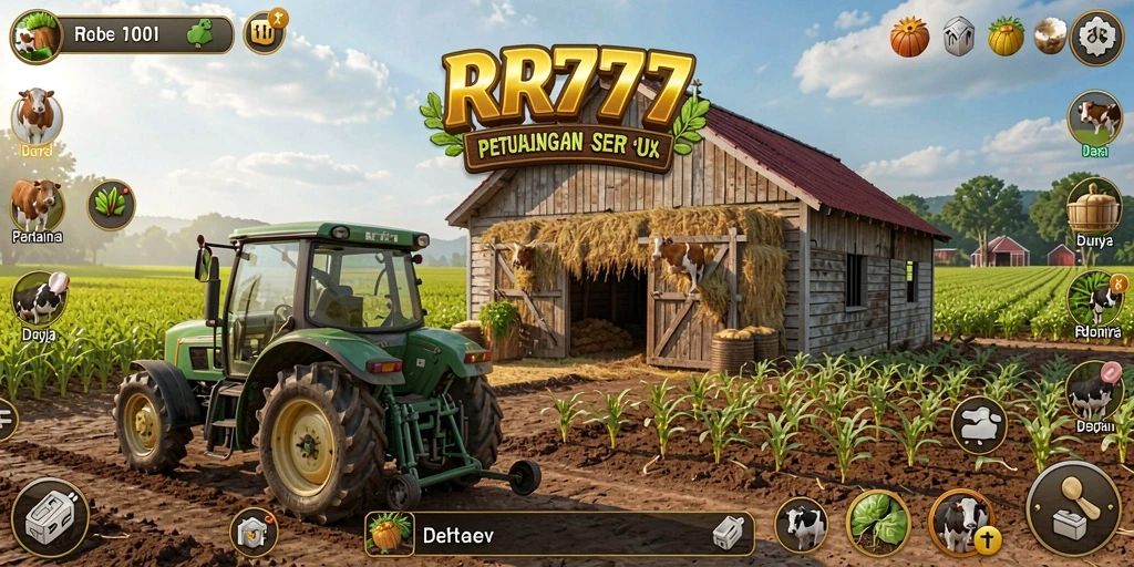 Gameplay seru di dunia pertanian dengan RR777.