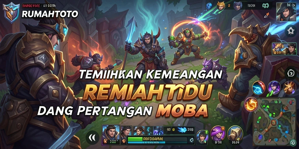 Screenshot gameplay menampilkan pertarungan sengit dalam RUMAHTOTO.