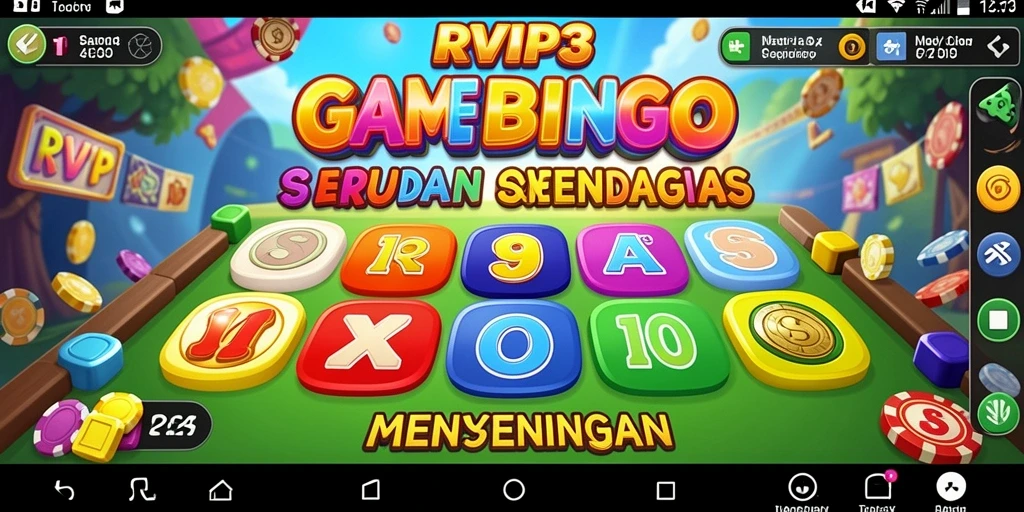 Tampilan gameplay seru dalam permainan Bingo RVIP3.
