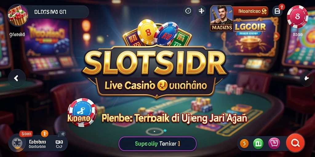 Tampilan gameplay menarik di SLOTSIDR dengan dealer langsung.