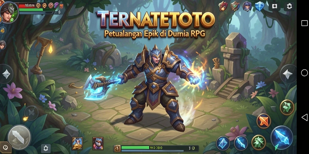 Tampilan gameplay RPG yang seru dan menantang di TERNATETOTO.