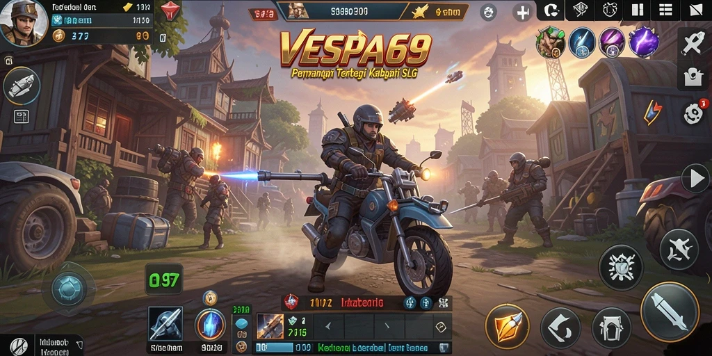 Tampilan gameplay SLG yang menantang dan menarik di VESPA69.