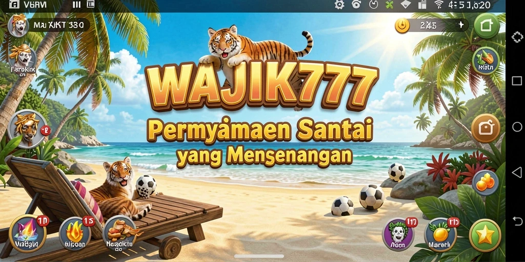 Tampilan menyenangkan dari gameplay WAJIK777 yang penuh warna.